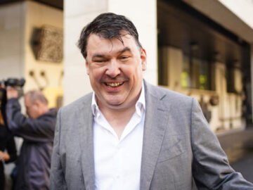 Graham Linehan with a big smile